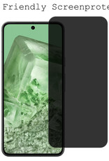 BASEY. Screenprotector Geschikt voor Google Pixel 8 Screenprotector Privacy Beschermglas - Screenprotector Geschikt voor Google Pixel 8 Screen Protector Full Screen Privacy - 2 Stuks