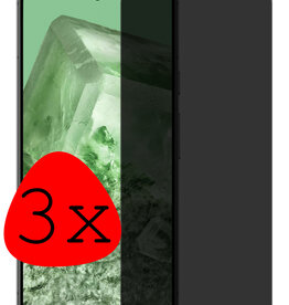 BASEY. BASEY. Google Pixel 8 Screenprotector Glas Privacy - 3 PACK