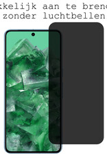 BASEY. Screenprotector Geschikt voor Google Pixel 8 Pro Screenprotector Privacy Beschermglas - Screenprotector Geschikt voor Google Pixel 8 Pro Screen Protector Full Screen Privacy - 3 Stuks