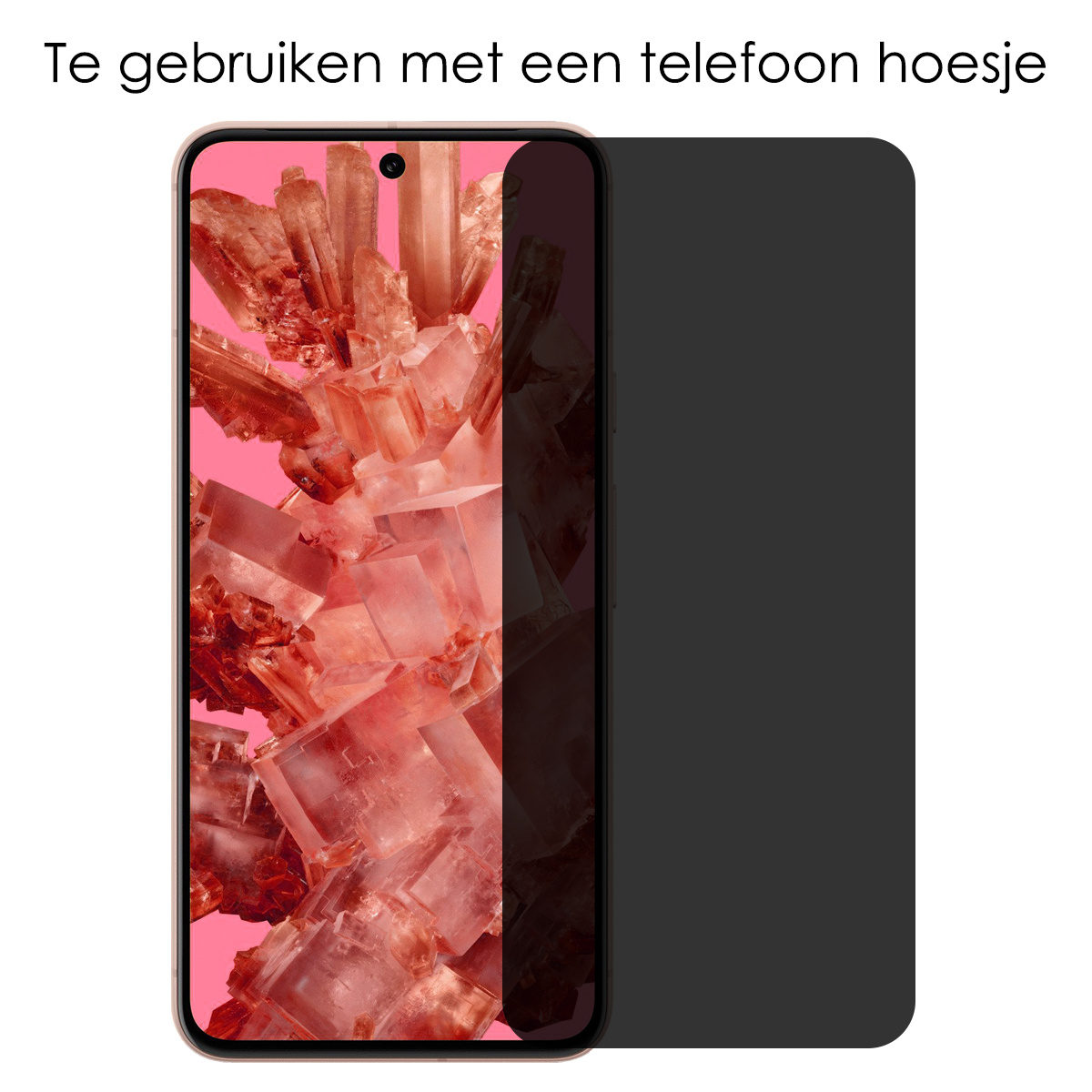 NoXx Screenprotector Geschikt voor Google Pixel 8 Screenprotector Privacy Tempered Glass Gehard Glas Display Cover