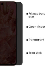 NoXx Screenprotector Geschikt voor Google Pixel 8 Screenprotector Privacy Tempered Glass Gehard Glas Display Cover