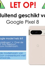 NoXx Screenprotector Geschikt voor Google Pixel 8 Screenprotector Privacy Tempered Glass Gehard Glas Display Cover - 3x