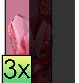 NoXx NoXx Google Pixel 8 Pro Screenprotector Glas Privacy - 3 PACK