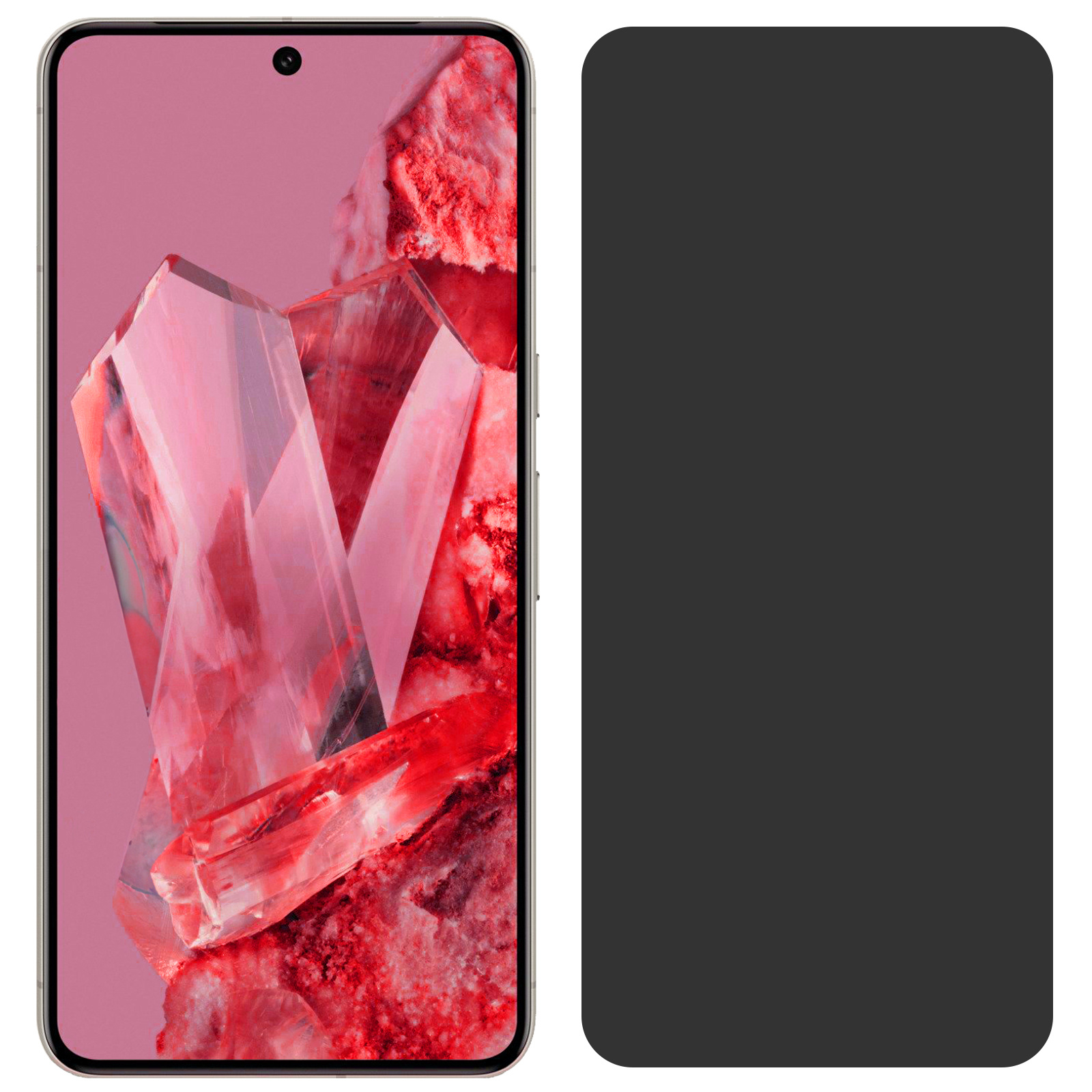 NoXx Screenprotector Geschikt voor Google Pixel 8 Pro Screenprotector Privacy Tempered Glass Gehard Glas Display Cover - 3x