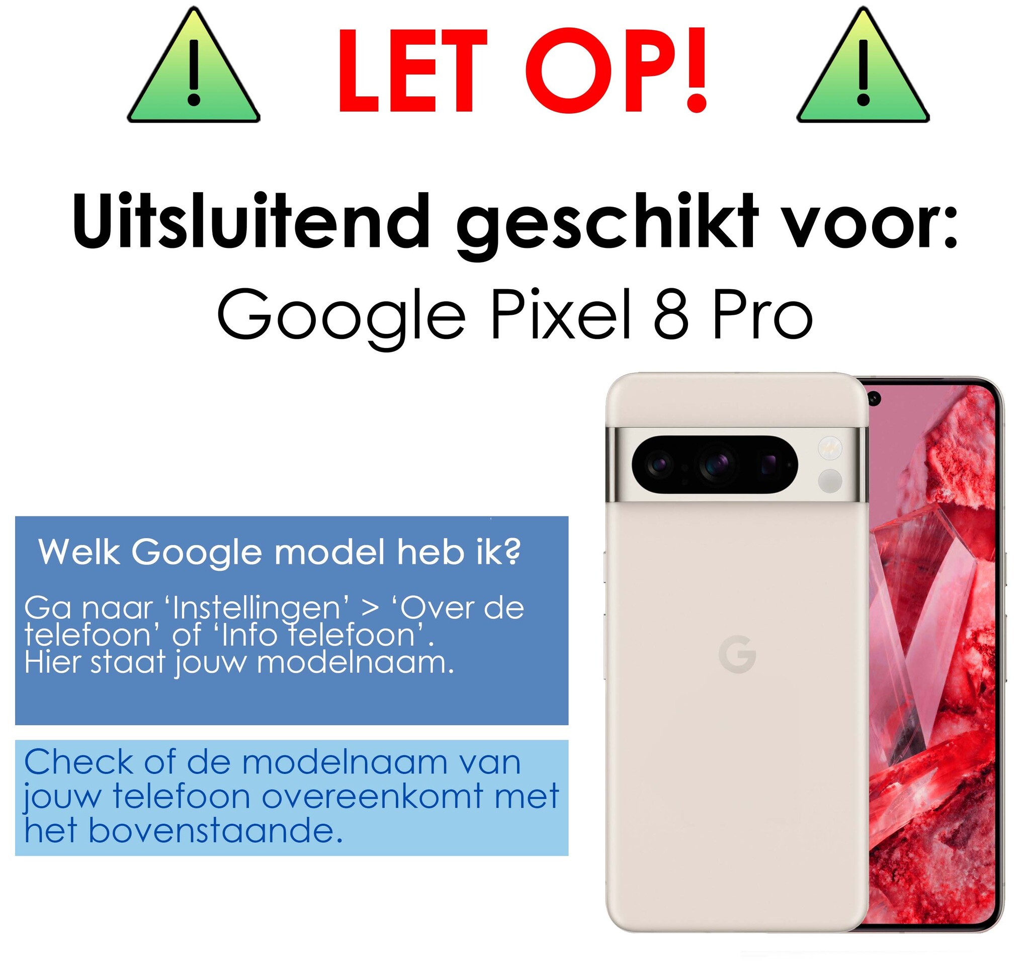 NoXx Screenprotector Geschikt voor Google Pixel 8 Pro Screenprotector Privacy Tempered Glass Gehard Glas Display Cover - 3x