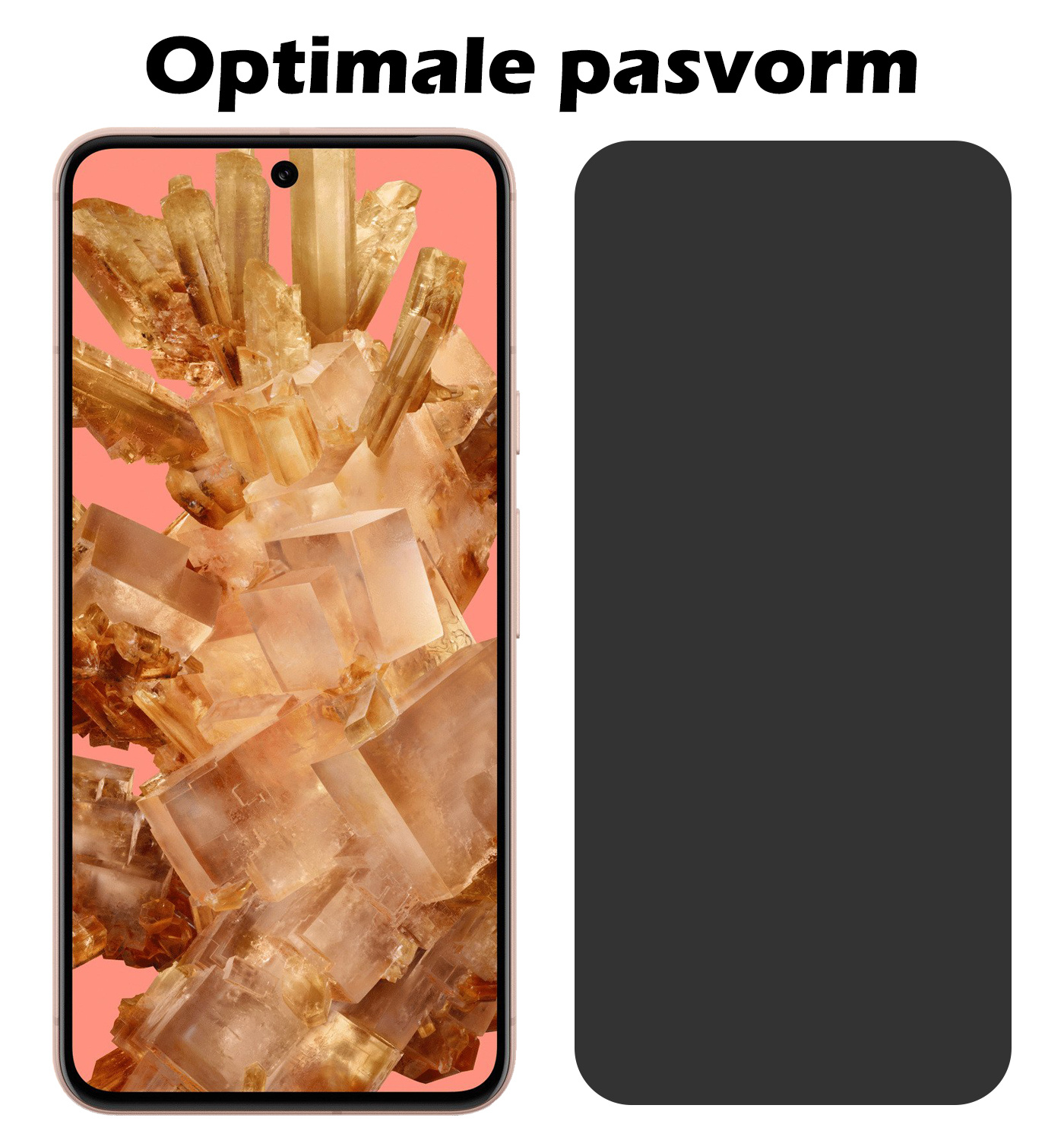 Nomfy Screenprotector Geschikt voor Google Pixel 8 Screenprotector Privacy Bescherm Glas - Screenprotector Geschikt voor Google Pixel 8 Privacy Screenprotector Tempered Glass - 2 PACK