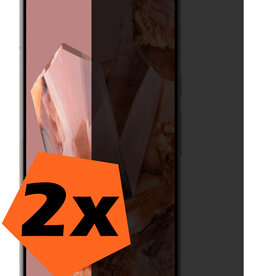 Nomfy Nomfy Google Pixel 8 Pro Screenprotector Glas Privacy - 2 PACK