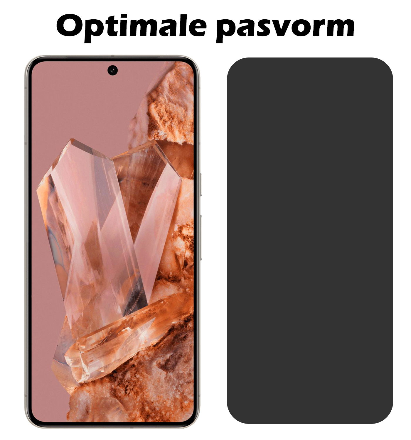 Nomfy Screenprotector Geschikt voor Google Pixel 8 Pro Screenprotector Privacy Bescherm Glas - Screenprotector Geschikt voor Google Pixel 8 Pro Privacy Screenprotector Tempered Glass - 2 PACK