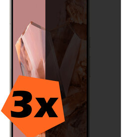 Nomfy Nomfy Google Pixel 8 Pro Screenprotector Glas Privacy - 3 PACK