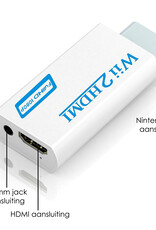 NoXx Wii HDMI-adapter Converter 1080p - Geschikt voor Nintendo Wii - Full HD Kwaliteit