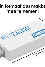 NoXx Wii HDMI-adapter Converter 1080p - Geschikt voor Nintendo Wii - Full HD Kwaliteit
