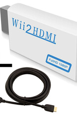 NoXx Wii HDMI-adapter Converter 1080p Met HDMI Kabel - Geschikt voor Nintendo Wii - Full HD Kwaliteit