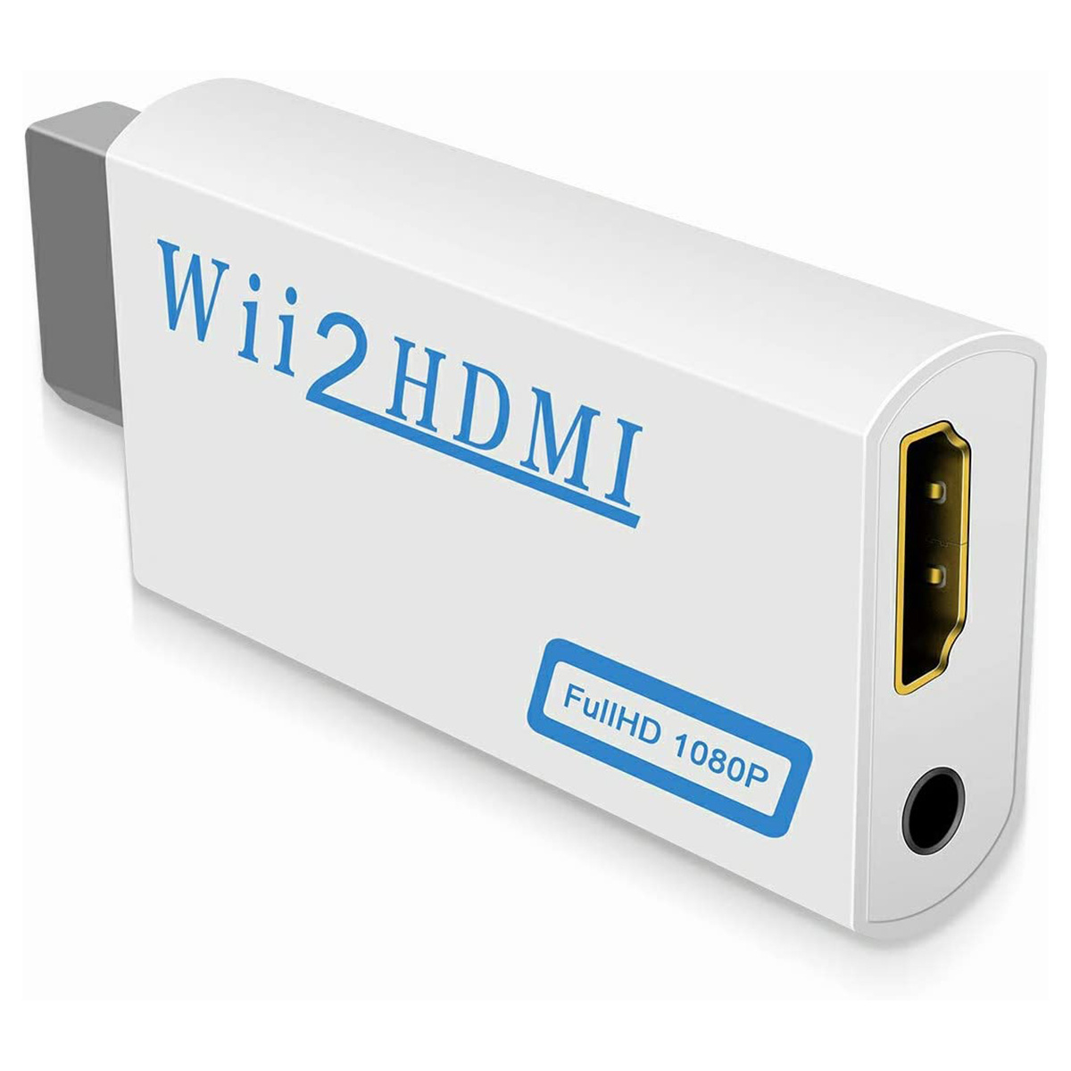 Nomfy Wii HDMI Converter 1080p Wii HDMI Adapter Full HD Kwaliteit - Geschikt voor de Nintendo Wii