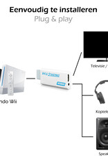 Nomfy Wii HDMI Converter 1080p Wii HDMI Adapter Full HD Kwaliteit - Geschikt voor de Nintendo Wii