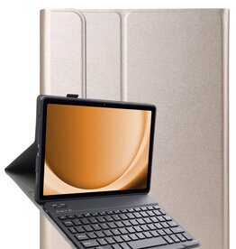 Nomfy Nomfy Samsung Galaxy Tab A9 Toetsenbordhoes - Goud