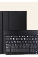 Nomfy Hoes Geschikt voor Samsung Galaxy Tab A9 Hoes Toetsenbord Hoes Case Book Cover Hoesje - Hoesje Geschikt voor Samsung Tab A9 Keyboard Hoes - Zwart