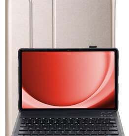 NoXx NoXx Samsung Galaxy Tab A9 Plus Toetsenbordhoes - Goud
