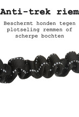 BASEY. Autogordel Hond Hondenriem Auto Hondengordel Flexibel - Luxe Hondenriem Auto Met Kliksysteem en Haak - Zwart - 3 Stuks