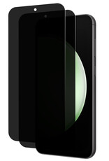 BASEY. Screenprotector Geschikt voor Samsung S23 FE Screenprotector Privacy Beschermglas - Screenprotector Geschikt voor Samsung Galaxy S23 FE Screen Protector Full Screen Privacy - 2 Stuks