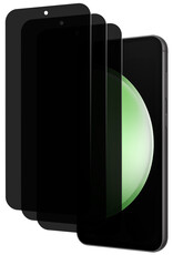 BASEY. Screenprotector Geschikt voor Samsung S23 FE Screenprotector Privacy Beschermglas - Screenprotector Geschikt voor Samsung Galaxy S23 FE Screen Protector Full Screen Privacy - 3 Stuks