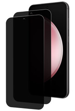 NoXx Screenprotector Geschikt voor Samsung S23 FE Screenprotector Privacy Tempered Glass Gehard Glas Display Cover - 2x