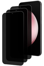 NoXx Screenprotector Geschikt voor Samsung S23 FE Screenprotector Privacy Tempered Glass Gehard Glas Display Cover - 3x
