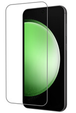 BASEY. Screenprotector Geschikt voor Samsung S23 FE Screenprotector Tempered Glass - Screenprotector Geschikt voor Samsung Galaxy S23 FE Beschermglas Screen Protector Glas