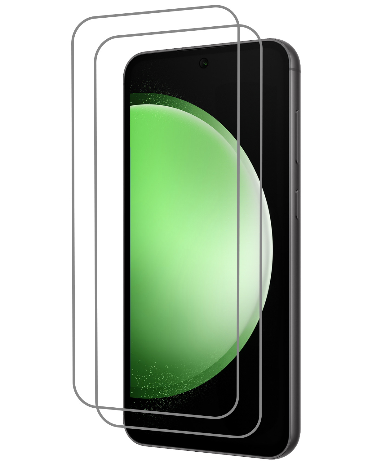 BASEY. Screenprotector Geschikt voor Samsung S23 FE Screenprotector Tempered Glass - Screenprotector Geschikt voor Samsung Galaxy S23 FE Beschermglas Screen Protector Glas - 2 Stuks