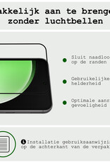 BASEY. Screenprotector Geschikt voor Samsung S23 FE Screenprotector Beschermglas Full Cover - Screenprotector Geschikt voor Samsung Galaxy S23 FE Screen Protector Full Cover - 2 Stuks