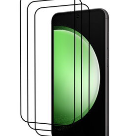 BASEY. BASEY. Samsung Galaxy S23 FE Screenprotector Full Cover - 3 PACK