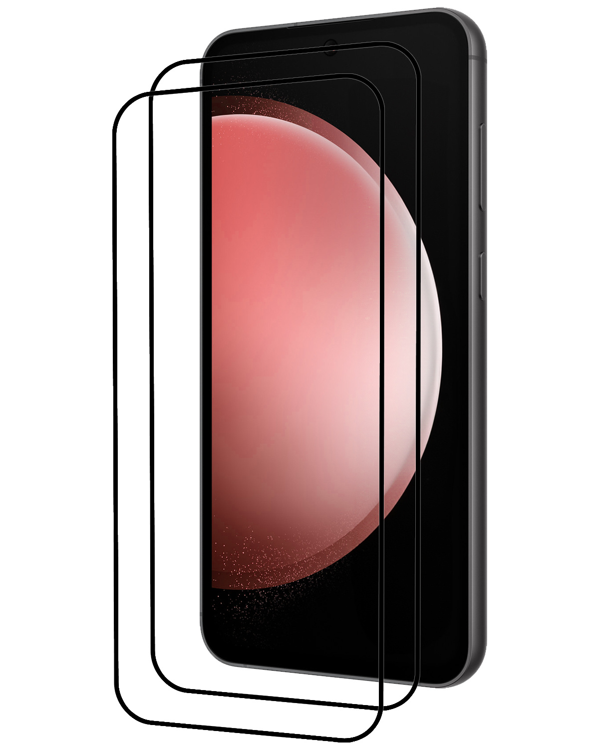 NoXx Screenprotector Geschikt voor Samsung S23 FE Screenprotector Tempered Glass Gehard Glas Full Cover - 2x