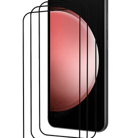 NoXx NoXx Samsung Galaxy S23 FE Screenprotector Full Cover - 3 PACK