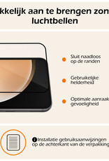 Nomfy Screenprotector Geschikt voor Samsung S23 FE Screenprotector Bescherm Glas - Screenprotector Geschikt voor Samsung Galaxy S23 FE Screen Protector Tempered Glass Full Screen Full Cover - 2 PACK