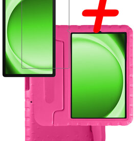 BASEY. BASEY. Samsung Galaxy Tab A9 Kinderhoes Met Screenprotector - Roze