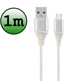 BASEY. BASEY. USB-A naar USB-C kabel - 1 meter - Wit