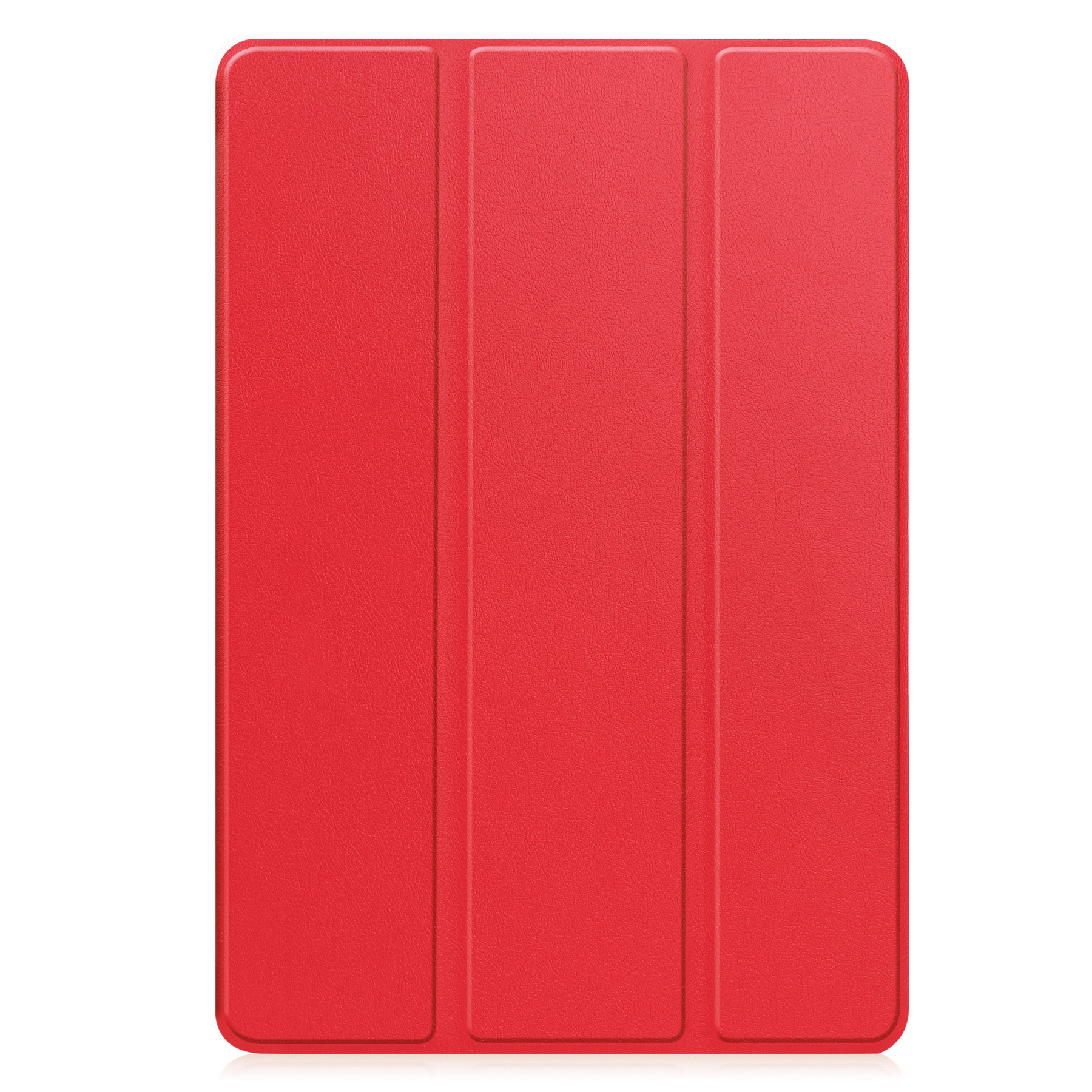 BASEY. Hoesje Geschikt voor Samsung Galaxy Tab S9 FE Hoes Case Tablet Hoesje Tri-fold Met Uitsparing Geschikt voor S Pen Met Screenprotector - Hoes Geschikt voor Samsung Tab S9 FE Hoesje Hard Cover Bookcase Hoes - Rood