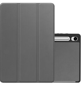 NoXx NoXx Samsung Galaxy Tab S9 FE Hoesje Met Uitsparing S Pen - Grijs