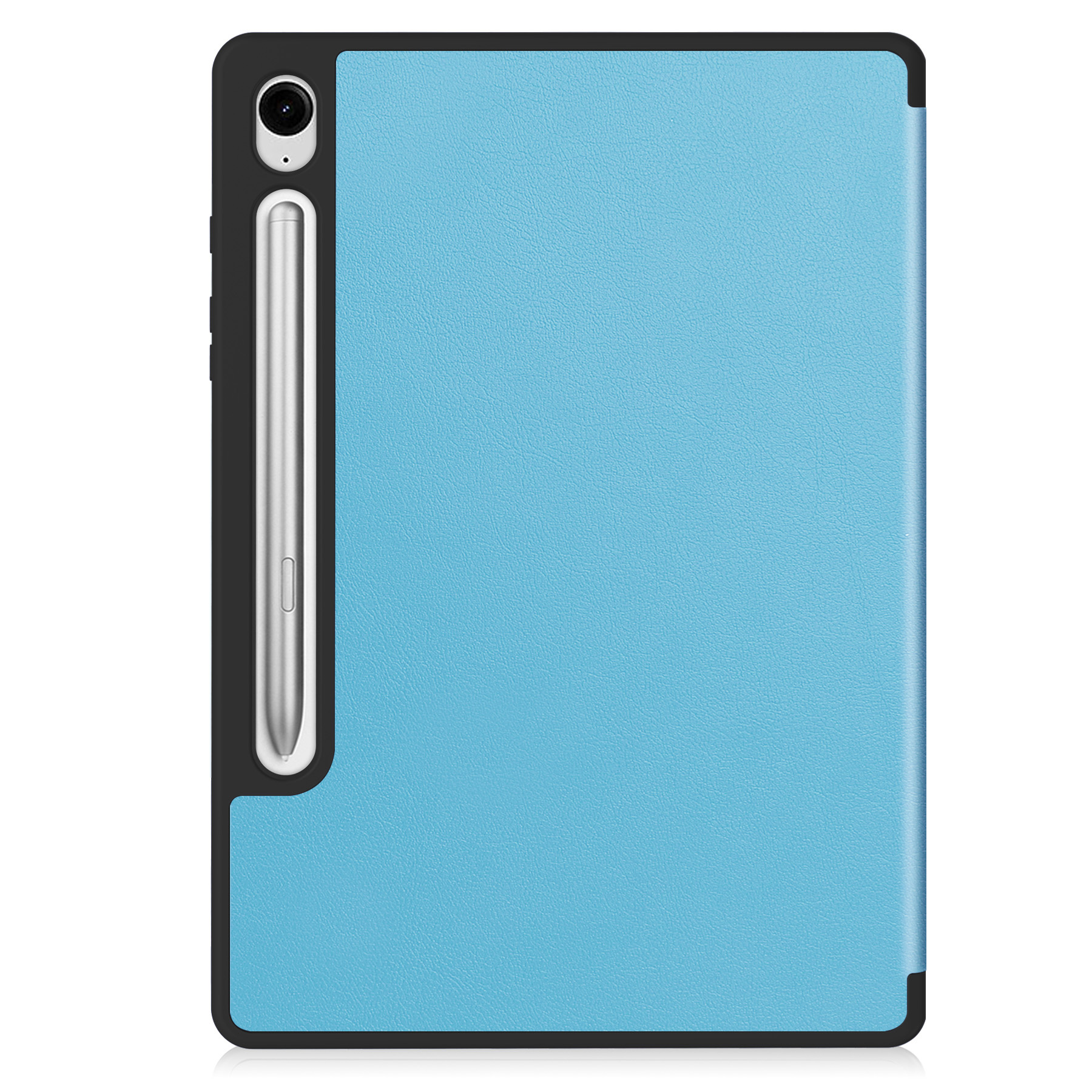 NoXx Hoesje Geschikt voor Samsung Galaxy Tab S9 FE Hoesje Case Hard Cover Hoes Book Case Met Uitsparing Geschikt voor S Pen - Lichtblauw