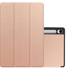 NoXx NoXx Samsung Galaxy Tab S9 FE Hoesje Met Uitsparing S Pen - Rose Goud