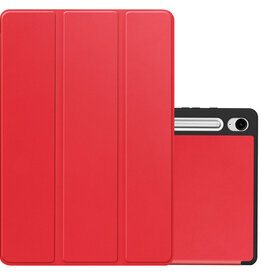 NoXx NoXx Samsung Galaxy Tab S9 FE Hoesje Met Uitsparing S Pen - Rood