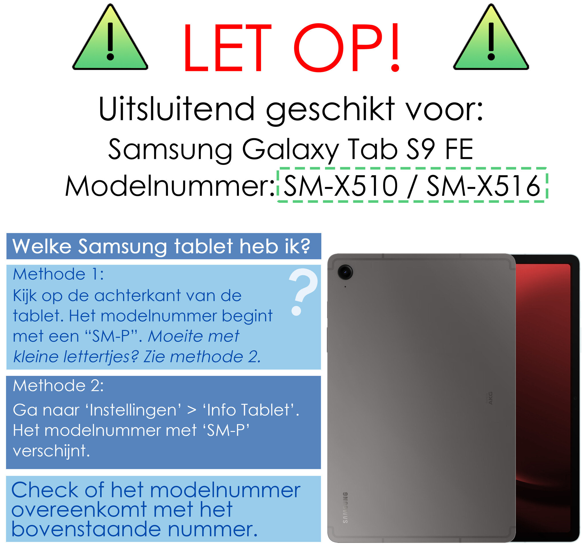 NoXx Hoesje Geschikt voor Samsung Galaxy Tab S9 FE Hoesje Case Hard Cover Hoes Book Case Met Uitsparing Geschikt voor S Pen Met Screenprotector - Donkergroen