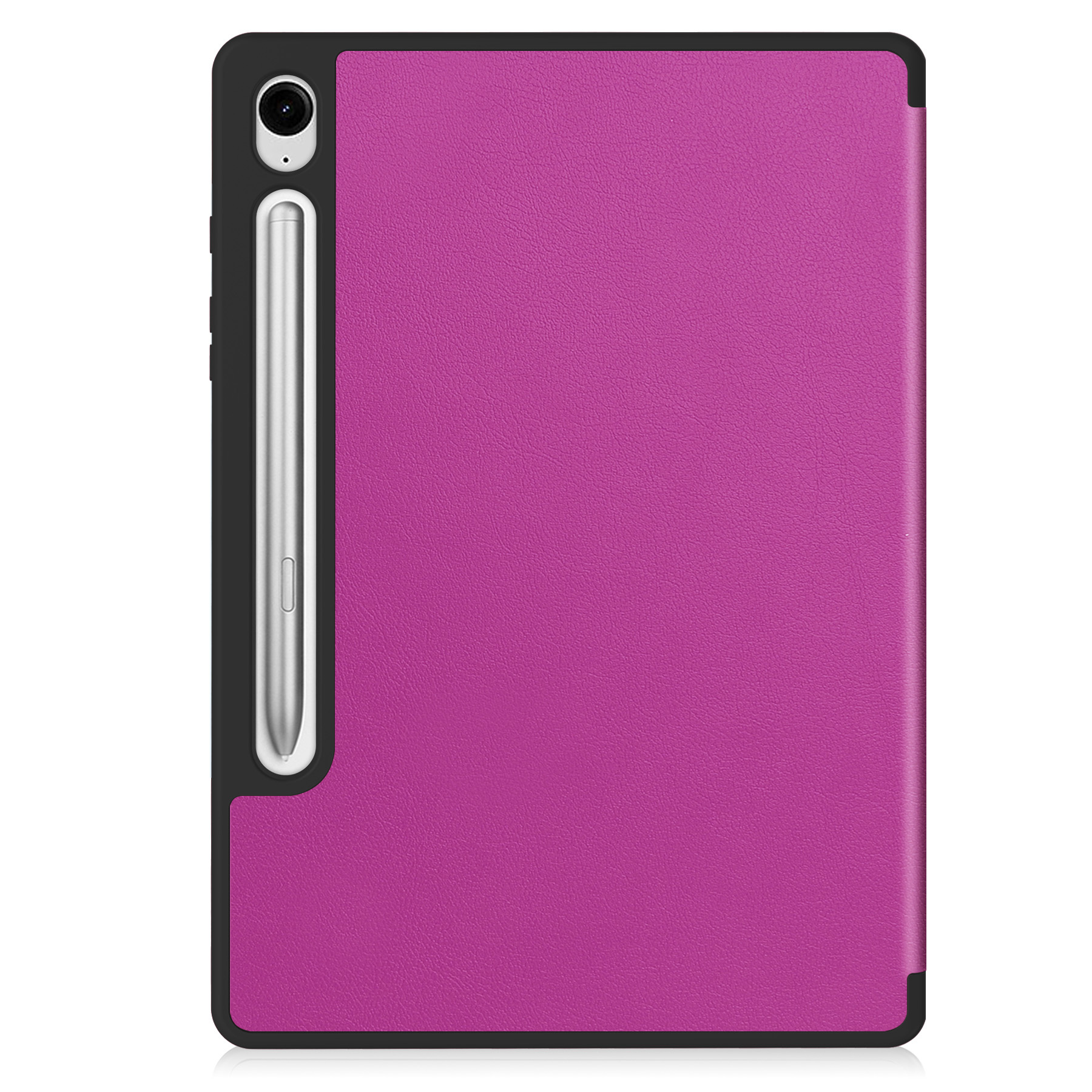NoXx Hoesje Geschikt voor Samsung Galaxy Tab S9 FE Hoesje Case Hard Cover Hoes Book Case Met Uitsparing Geschikt voor S Pen Met Screenprotector - Paars