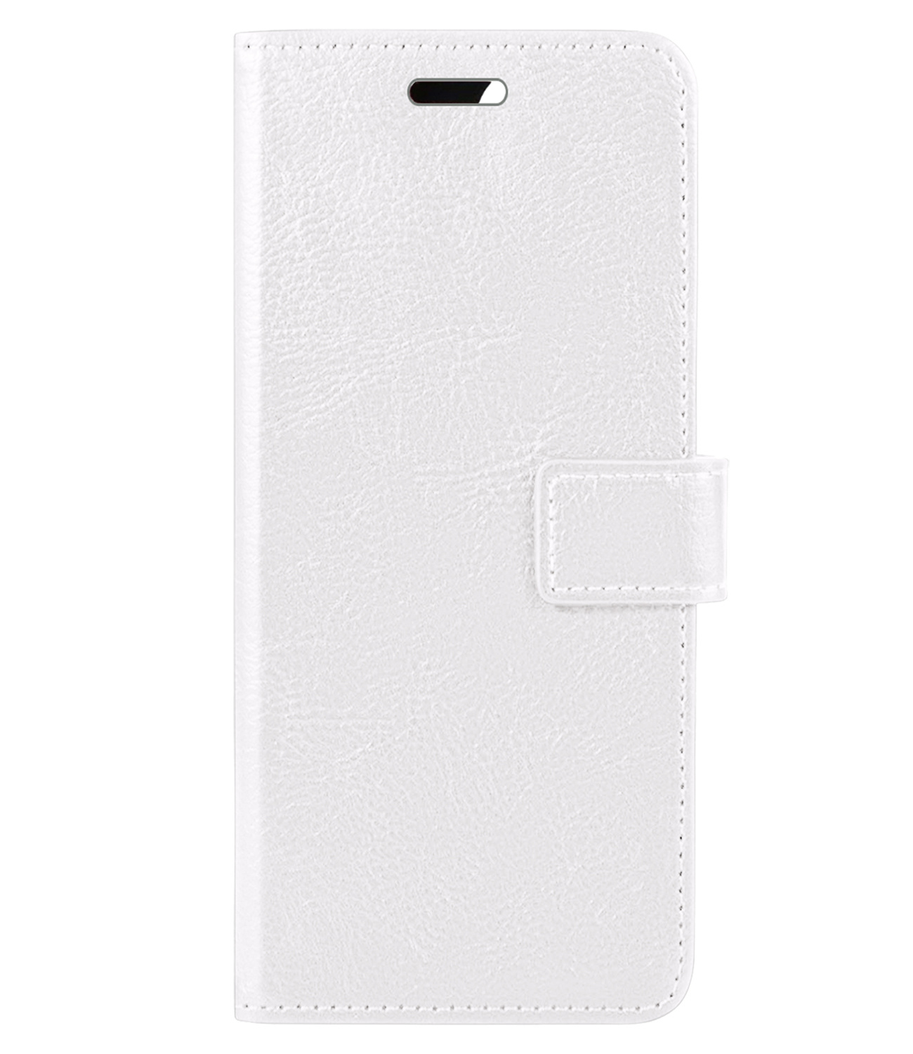 Nomfy Hoesje Geschikt voor Samsung S24 Ultra Hoes Bookcase Flipcase Book Cover - Hoes Geschikt voor Samsung Galaxy S24 Ultra Hoesje Book Case - Wit