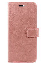 Nomfy Hoesje Geschikt voor Samsung S24 Ultra Hoes Bookcase Flipcase Book Cover - Hoes Geschikt voor Samsung Galaxy S24 Ultra Hoesje Book Case - Rosé goud