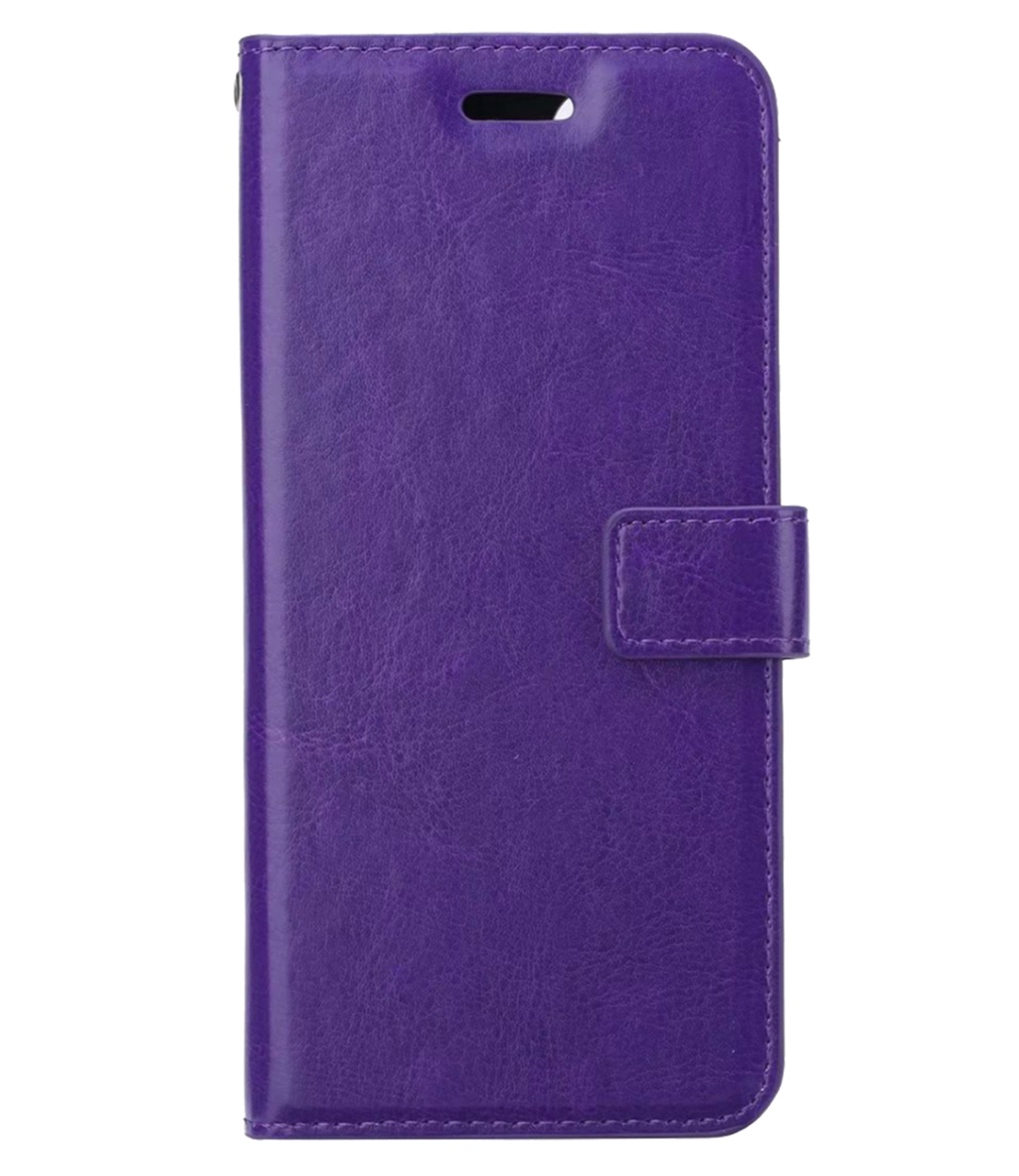 Nomfy Hoesje Geschikt voor Samsung S24 Ultra Hoes Bookcase Flipcase Book Cover - Hoes Geschikt voor Samsung Galaxy S24 Ultra Hoesje Book Case - Paars