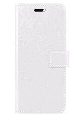Nomfy Hoesje Geschikt voor Samsung S24 Plus Hoes Bookcase Flipcase Book Cover - Hoes Geschikt voor Samsung Galaxy S24 Plus Hoesje Book Case - Wit