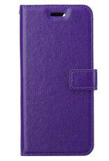 Nomfy Hoesje Geschikt voor Samsung S24 Plus Hoes Bookcase Flipcase Book Cover - Hoes Geschikt voor Samsung Galaxy S24 Plus Hoesje Book Case - Paars
