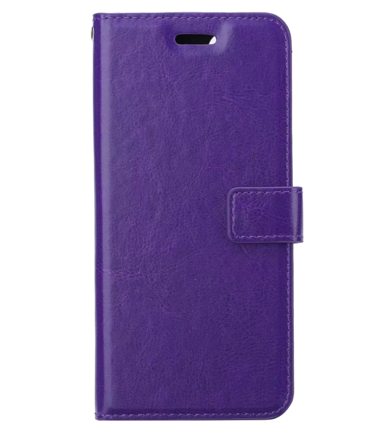 Nomfy Hoesje Geschikt voor Samsung S24 Plus Hoes Bookcase Flipcase Book Cover - Hoes Geschikt voor Samsung Galaxy S24 Plus Hoesje Book Case - Paars