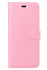 Nomfy Hoesje Geschikt voor Samsung S24 Hoes Bookcase Flipcase Book Cover - Hoes Geschikt voor Samsung Galaxy S24 Hoesje Book Case - Lichtroze