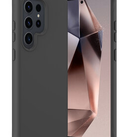 Nomfy Nomfy Samsung Galaxy S24 Ultra Hoesje Siliconen - Zwart